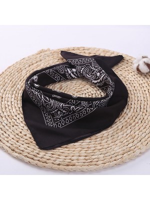 Кърпа за глава бандана Bandana в черно Кърпа за глава бандана Bandana в черно