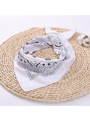 Бяла кърпа за глава бандана Bandana  Бяла кърпа за глава бандана Bandana