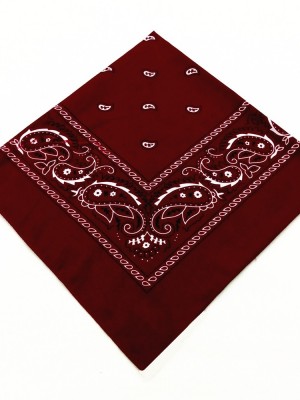 Кърпа за глава бандана Bandana в тъмночервено