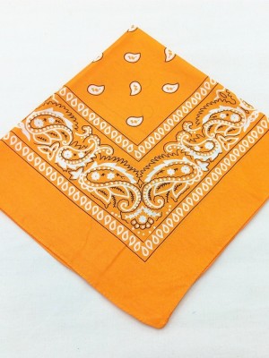 Кърпа за глава бандана Bandana в тъмножълт цвят