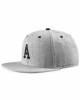 Шапка с козирка в сиво Letter Snapback A, Urban Classics, Шапки с козирка - Complex.bg