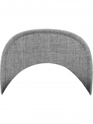 Шапка с козирка в сиво Letter Snapback V Шапка с козирка в сиво Letter Snapback V