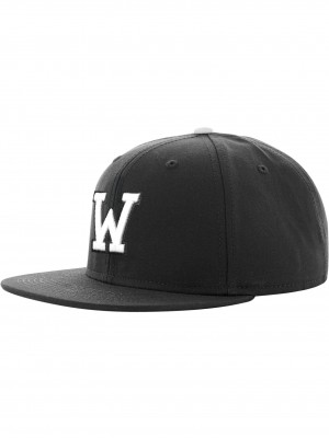 Шапка с козирка в сиво Letter Snapback W Шапка с козирка в сиво Letter Snapback W