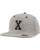 Шапка с козирка в сиво Letter Snapback X, Urban Classics, Шапки с козирка - Complex.bg