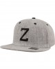 Шапка с козирка в сиво Letter Snapback Z, Urban Classics, Шапки с козирка - Complex.bg