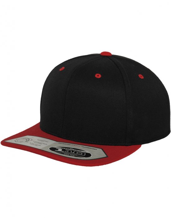 Шапка с козирка в черно 110 Fitted Snapback, Urban Classics, Шапки с козирка - Complex.bg