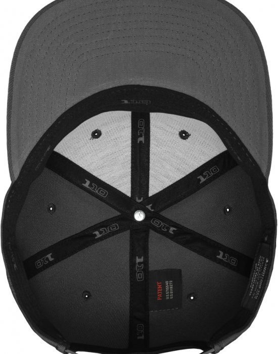 Шапка с козирка в тъмносиво 110 Fitted Snapback, Urban Classics, Шапки с козирка - Complex.bg