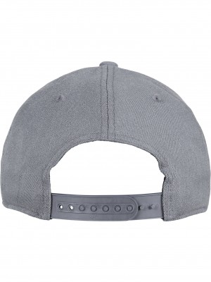 Шапка с козирка в сиво 110 Fitted Snapback 