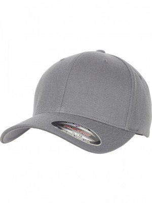 Шапка с козирка в сиво Flexfit Wool Blend Шапка с козирка в сиво Flexfit Wool Blend
