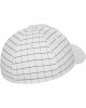 Шапка с козирка в бяло Flexfit Square Check Cap, Urban Classics, Шапки с козирка - Complex.bg