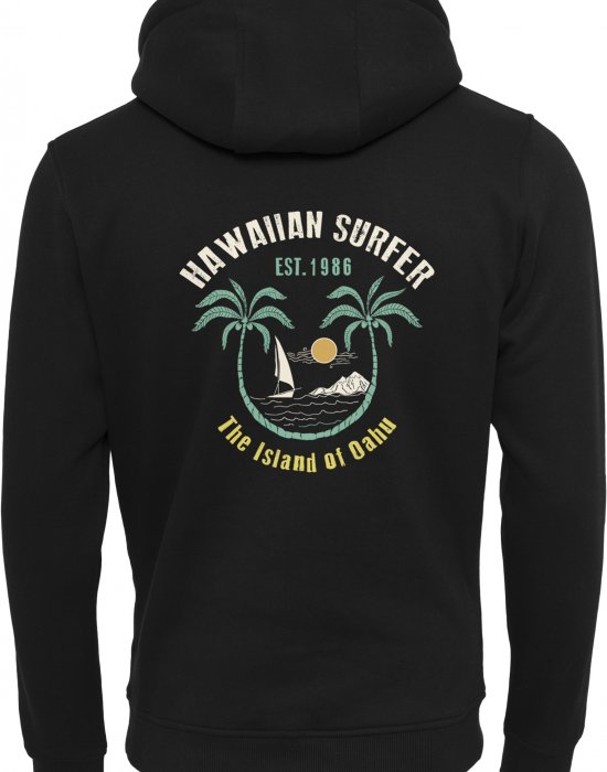 Дамски черен суичър Mister Tee Hawaiian Surfer, Urban Classics, Суичъри - Complex.bg