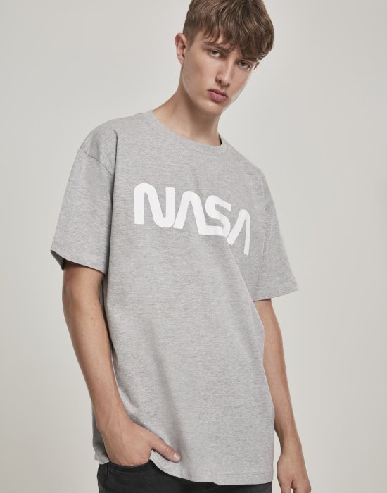 Мъжка сива тениска Mister Tee NASA Heavy, Mister Tee, Тениски - Complex.bg