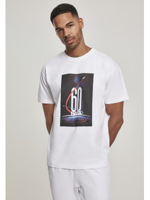Мъжка бяла тениска Mister Tee NASA 60