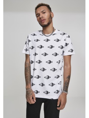 Мъжка бяла тениска Mister Tee NASA Planet