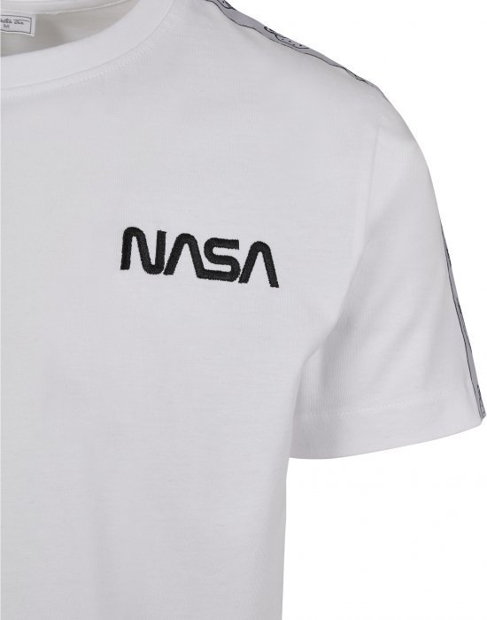 Мъжка бяла тениска Mister Tee NASA Rocket Tape, Mister Tee, Тениски - Complex.bg