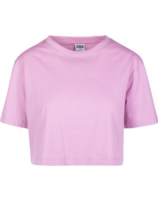 Дамска къса и широка тениска в розово Oversized Urban Classics coolpink, Urban Classics, Жени - Complex.bg