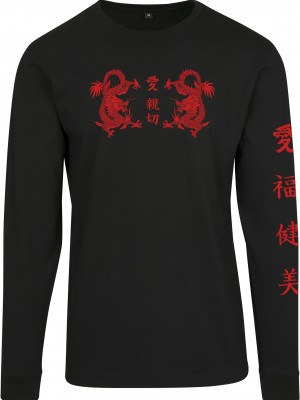 Дамска блуза Mister Tee Chinese Letters в черно