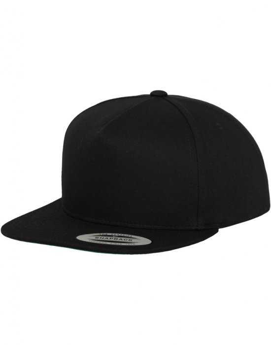 Шапка с козирка в черно Classic 5 Panel Snapback, Urban Classics, Шапки с козирка - Complex.bg