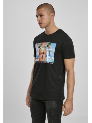 Мъжка тениска Mister Tee God Is A Woman в черен цвят