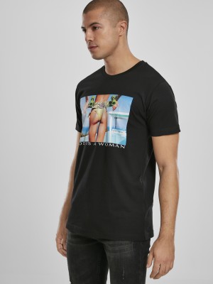 Мъжка тениска Mister Tee God Is A Woman в черен цвят
