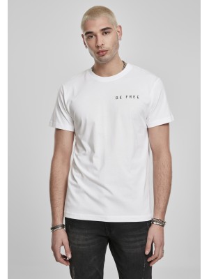 Мъжка тениска Mister Tee Be Free Stay Wild в бяло