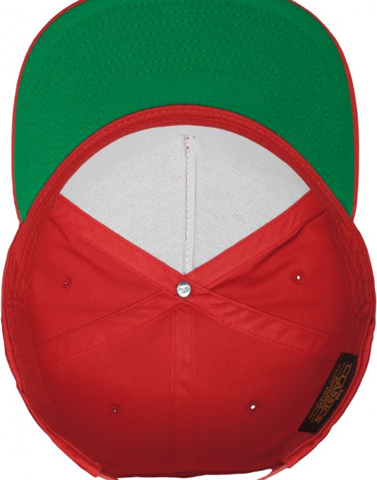 Шапка с козирка в червено Classic 5 Panel Snapback, Urban Classics, Шапки с козирка - Complex.bg