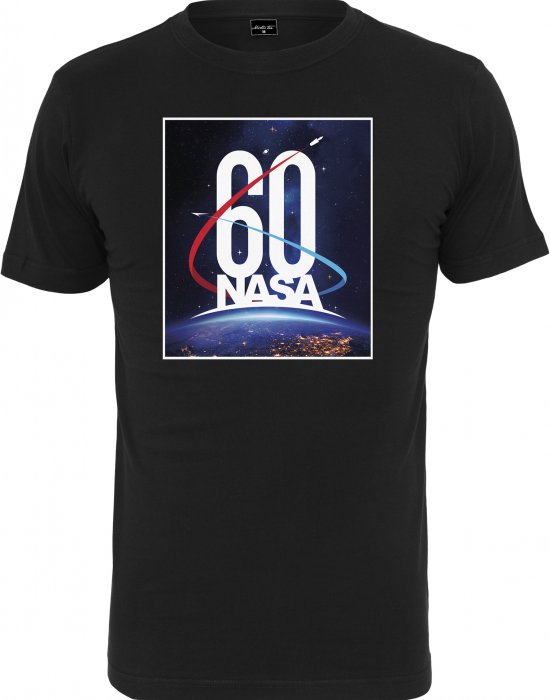 Мъжка черна тениска Mister Tee NASA 60th Anniversary, Mister Tee, Тениски - Complex.bg