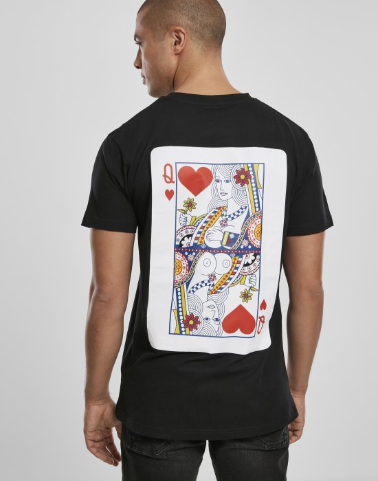 Мъжка тениска Mister Tee Love Card в черно, Mister Tee, Тениски - Complex.bg