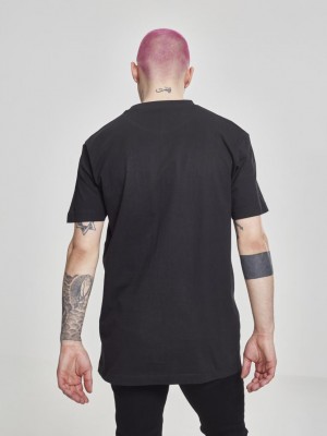 Мъжка тениска Mister Tee Paris в черен цвят