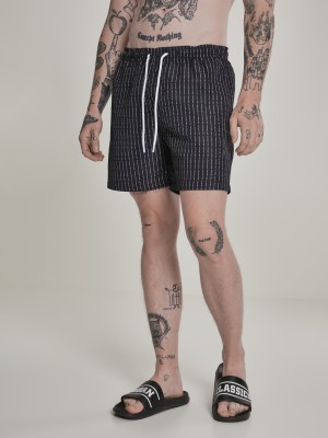 Мъжки плувни шорти Mister Tee FuckYou в черно