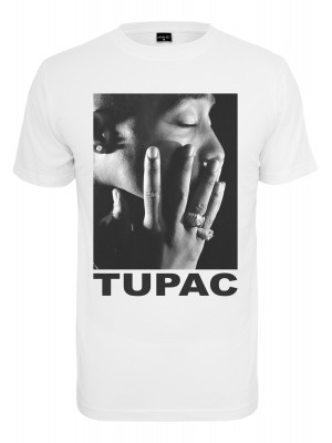 Мъжка тениска Mister Tee Tupac Profile в бяло