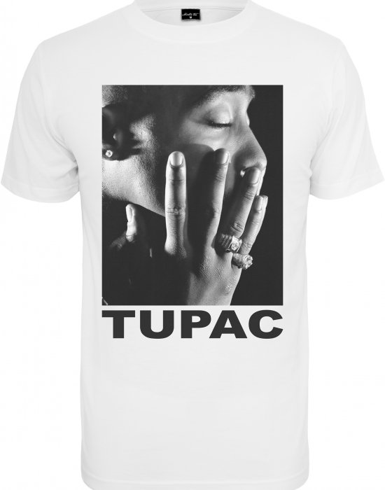 Мъжка тениска Mister Tee Tupac Profile в бяло, Mister Tee, Тениски - Complex.bg