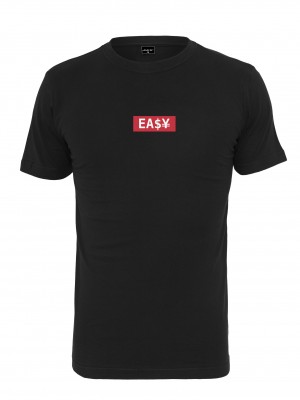 Мъжка тениска Mister Tee Easy Box в черен цвят