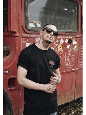 Мъжка тениска Mister Tee Rose в черен цвят