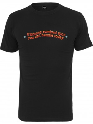 Мъжка тениска Mister Tee Handle Today в черно