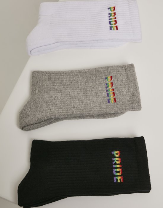 Комплект от 3 чифта чорапи Mister Tee Pride, Mister Tee, Чорапи - Complex.bg