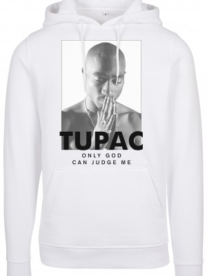 Мъжки суичър Mister Tee 2Pac Prayer в бял цвят