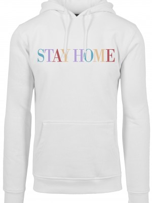 Суичър Mister Tee Stay Home в сив цвят