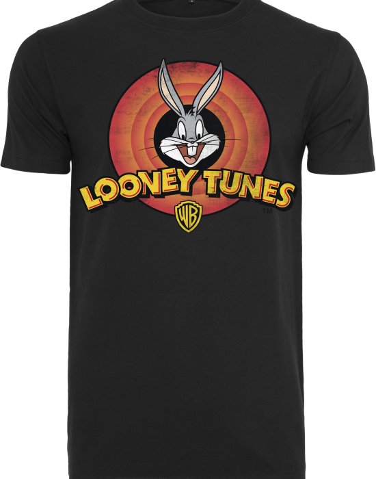 Мъжка тениска Merchcode Looney Tunes Bugs Bunny Logo в черен цвят, MERCHCODE, Тениски - Complex.bg