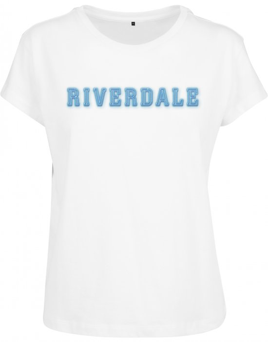 Дамска тениска Merchcode Riverdale Logo в бял цвят, MERCHCODE, Тениски - Complex.bg