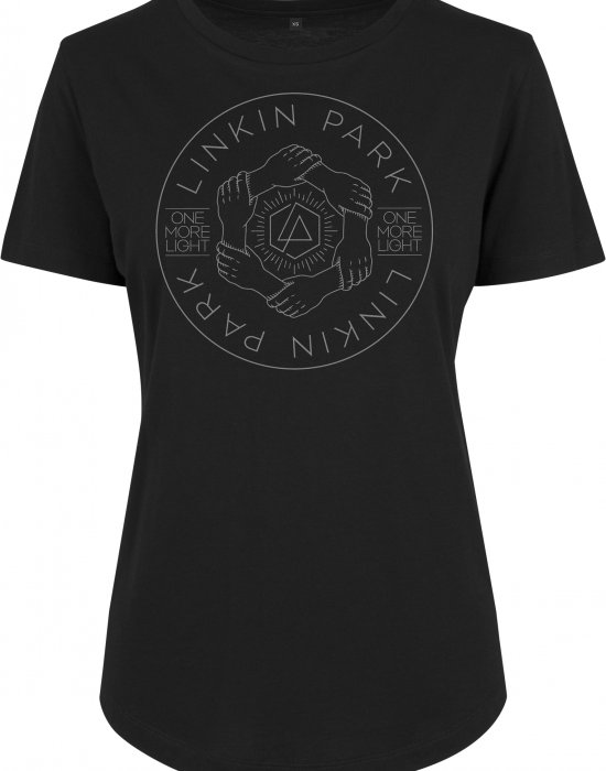 Дамска тениска Merchcode Linkin Park Hex Circle в черен цвят, MERCHCODE, Тениски - Complex.bg