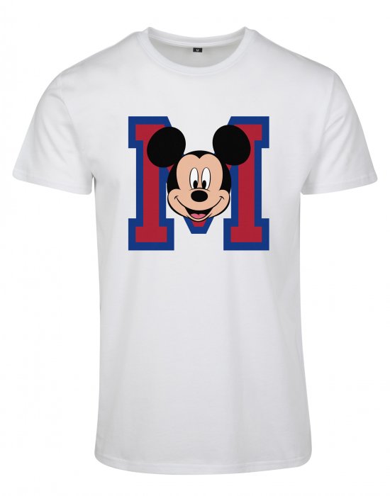 Мъжка тениска Merchcode Mickey Mouse M Face в бял цвят, MERCHCODE, Тениски - Complex.bg