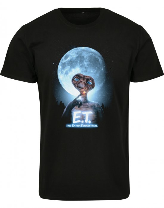 Дамска тениска Merchcode E.T. Face в черен цвят, MERCHCODE, Тениски - Complex.bg