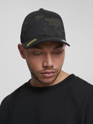 Шапка с козирка MERCHCODE Flexfit Multicam в цвят черен камуфлаж Шапка с козирка MERCHCODE Flexfit Multicam в цвят черен камуфлаж
