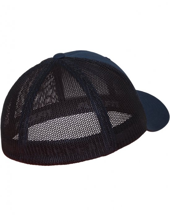 Шапка с козирка в синьо Flexfit Mesh Trucker, Urban Classics, Шапки с козирка - Complex.bg