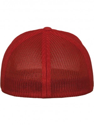 Шапка с козирка в червено Flexfit Mesh Trucker Шапка с козирка в червено Flexfit Mesh Trucker