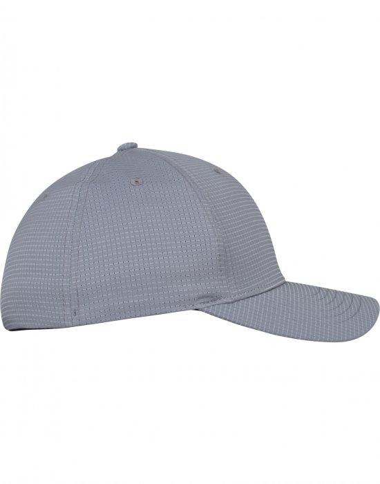 Шапка с козирка в сиво Flexfit Hydro-Grid Stretch Cap, Urban Classics, Шапки с козирка - Complex.bg