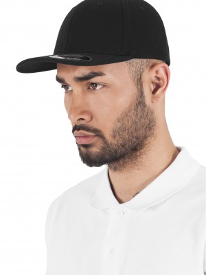 Шапка с козирка в черно Flexfit Double Jersey Шапка с козирка в черно Flexfit Double Jersey