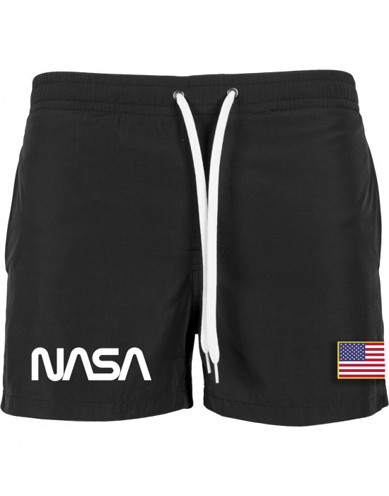 Мъжки черни плувни шорти Mister Tee NASA, Mister Tee, Къси панталони - Complex.bg