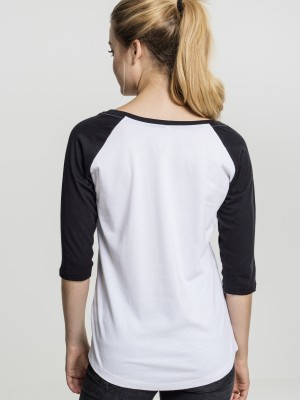 Дамска блуза Merchcode Balloons wht/blk Дамска блуза Merchcode Balloons wht/blk
